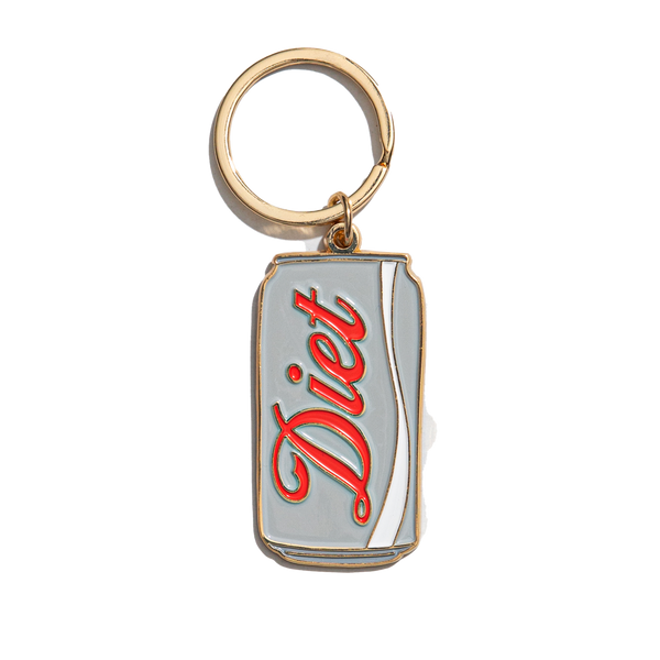 Keychain - Enamel Diet Soda Can