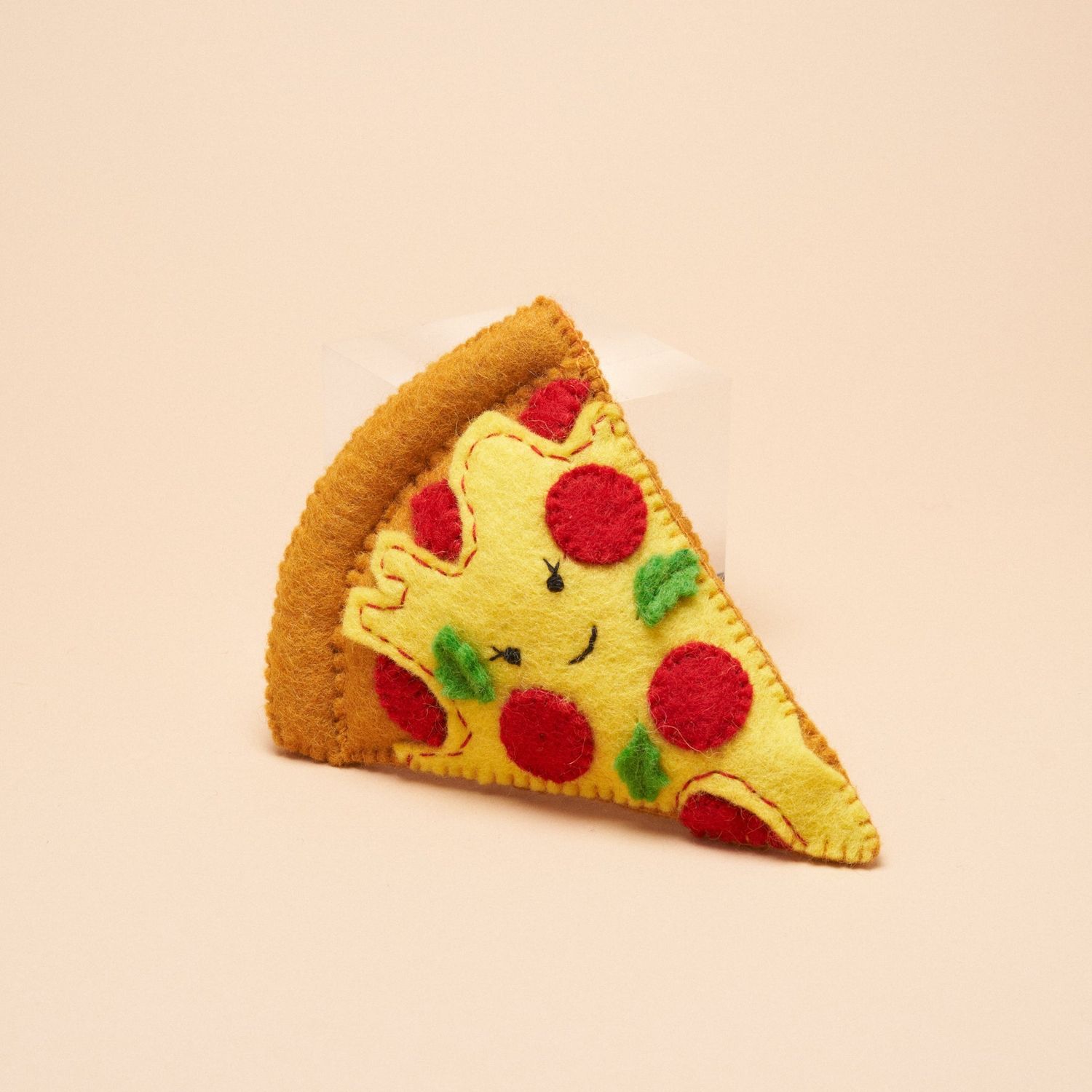 Dog Toy - Felt Pizza