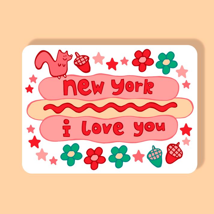 Magnet - New York Hot Dog (Pizza)