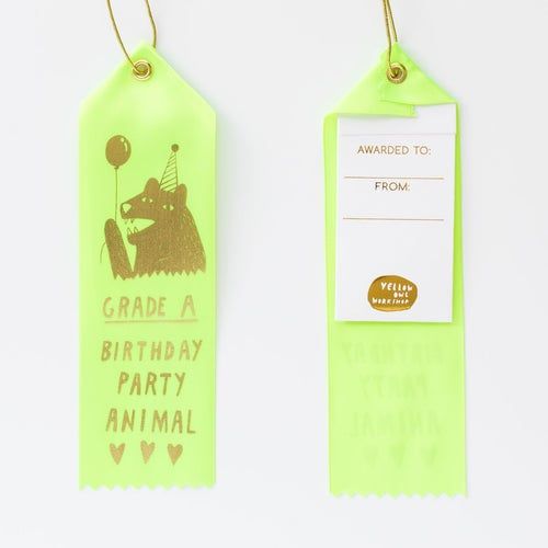 Award Ribbon - Grade A Party Animal