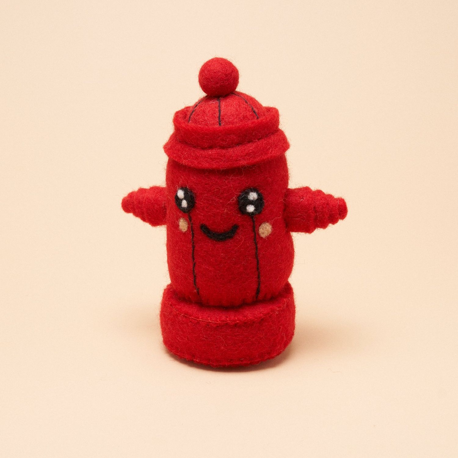 Dog Toy - Felt Fire Hydrant