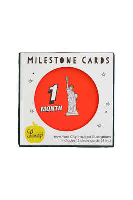 Baby Milestone Cards - NY themed