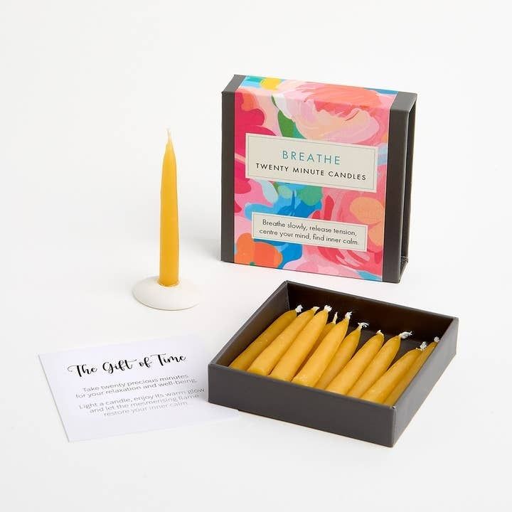 Beeswax Candle Kit - 12x 20 Minute: Breathe