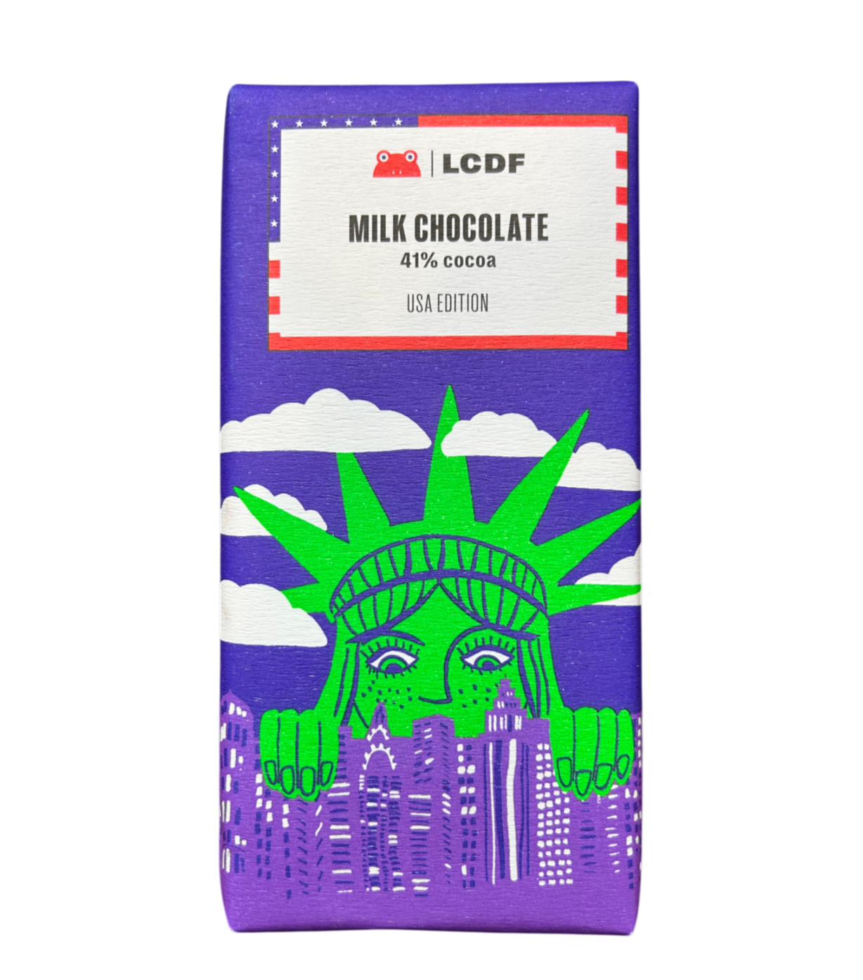 Chocolate Bar - 2.5oz French: Milk Choc Statue of Liberty