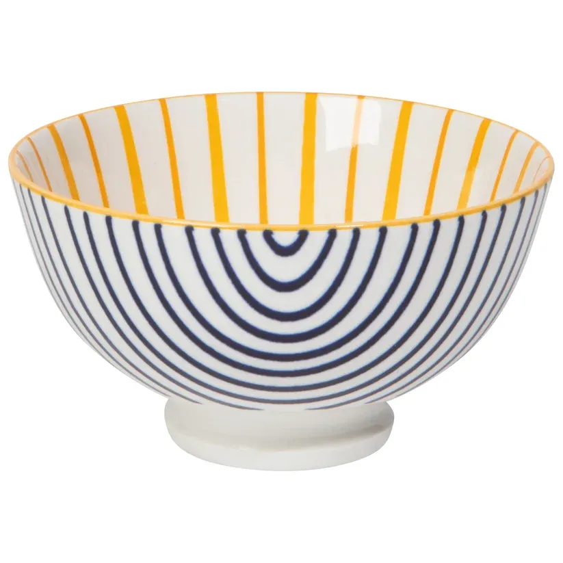 Bowl - 4" Sunburst Stamped
