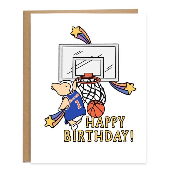Card - Birthday: NY Knicks Dunk