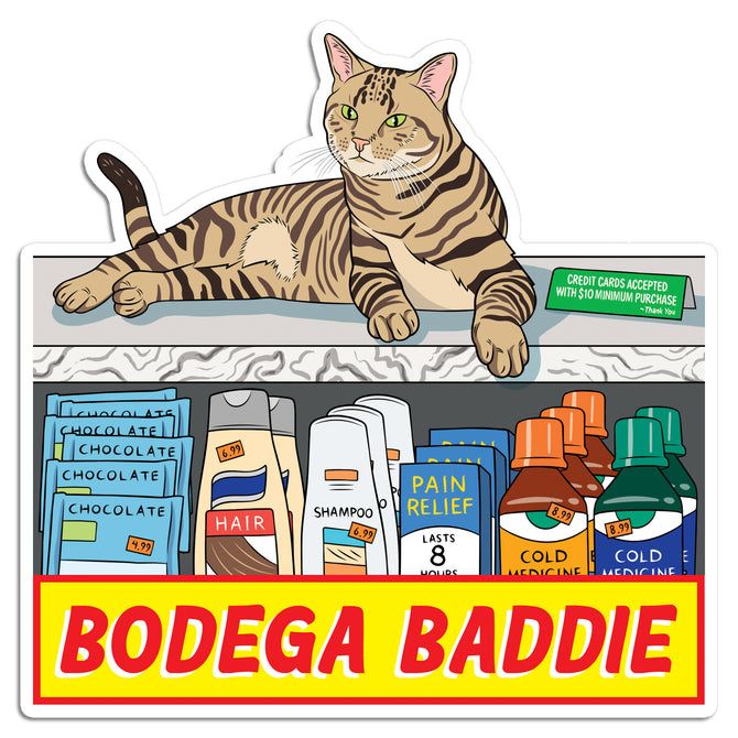 Sticker - Bodega Baddie Cat