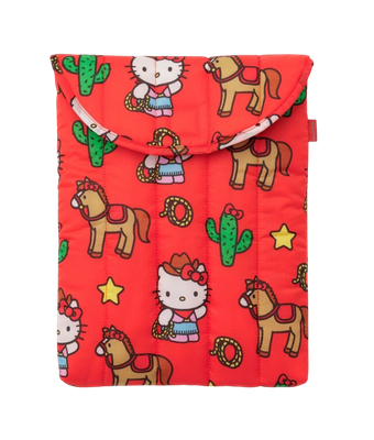 Puffy Laptop Sleeve - Hello Kitty Western