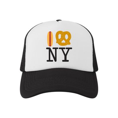 Kids Trucker Hat - Hot Dog Pretzel NY