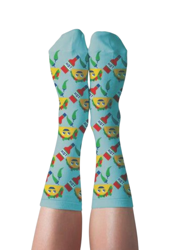 Socks - Women's Crew: Taco