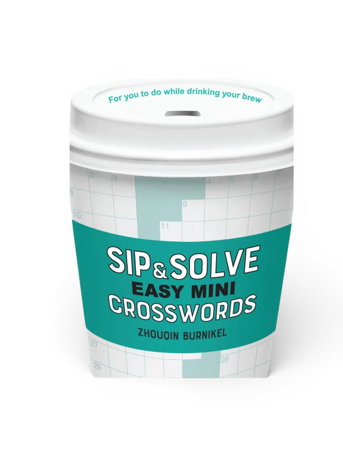 Puzzle Book - Sip &amp; Solve Easy Crosswords