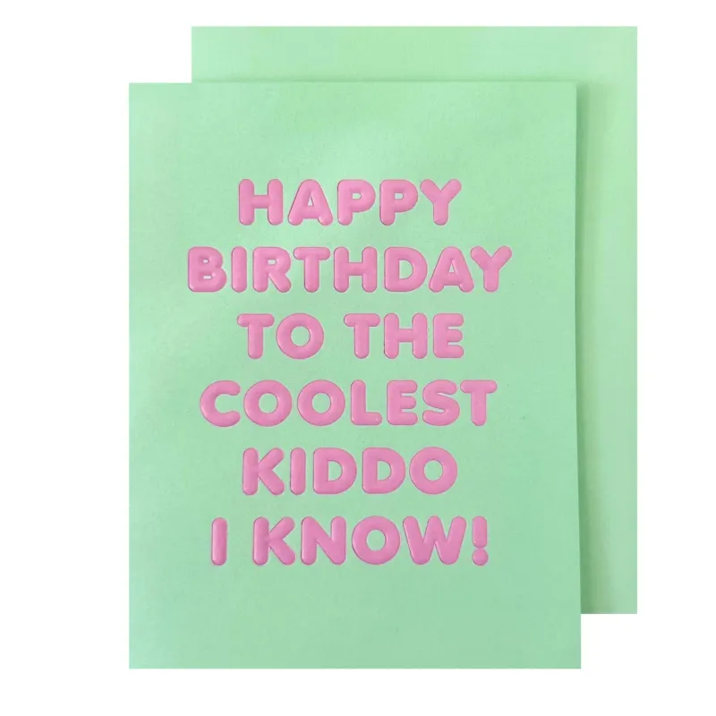 Card - Birthday: Coolest Kiddo