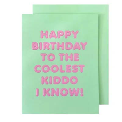 Card - Birthday: Coolest Kiddo