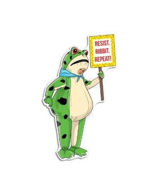 Sticker - Resist Frog