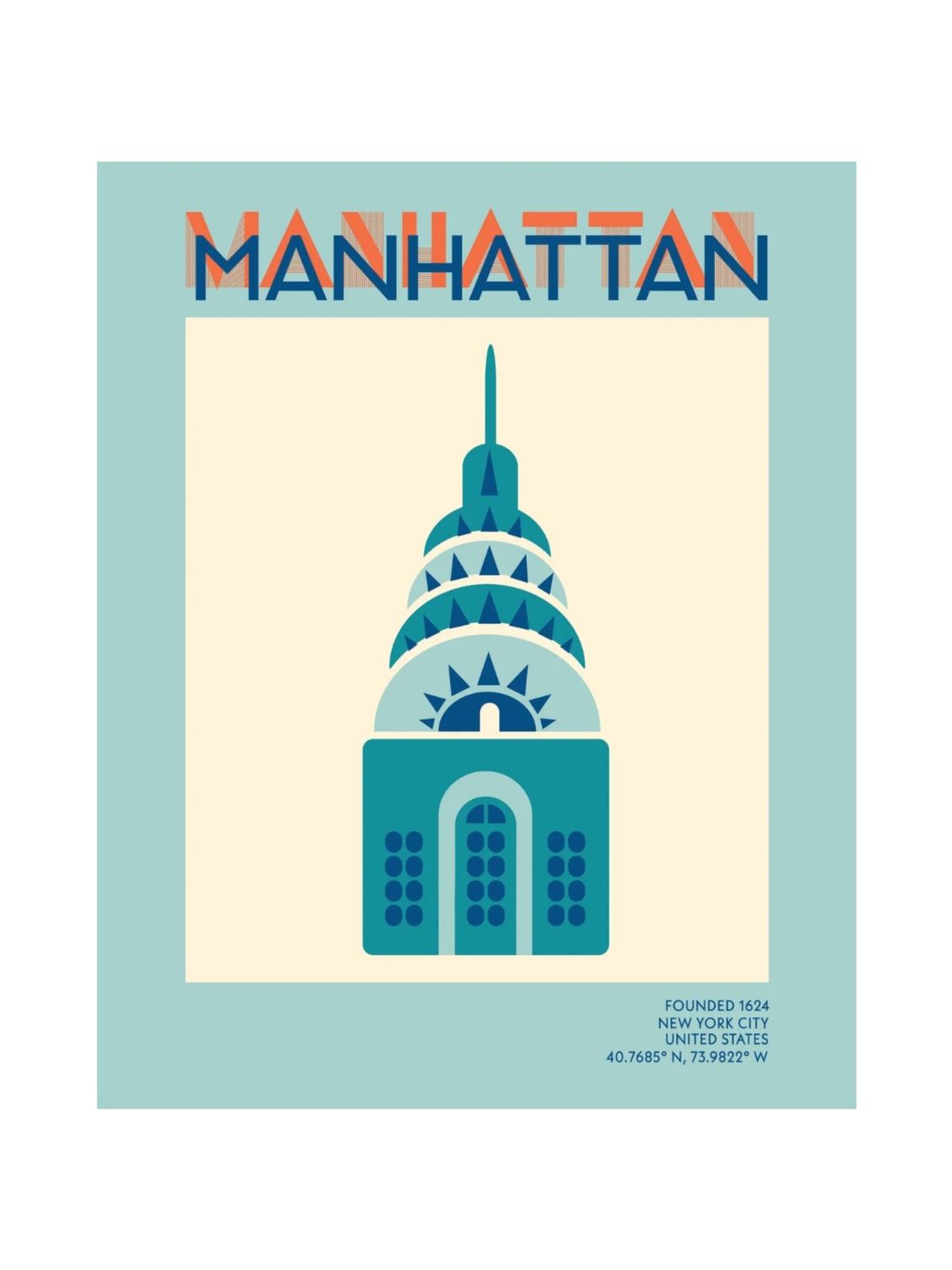 Art Print - 8x10: Manhattan Empire State