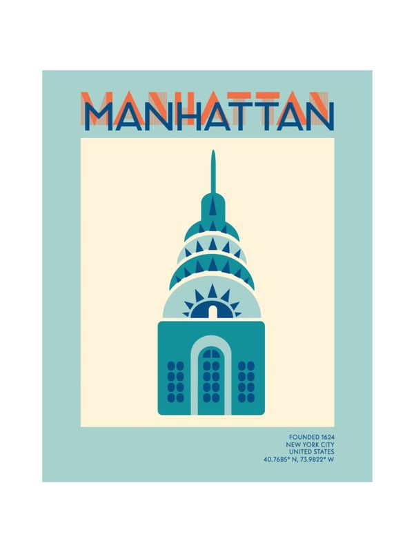 Art Print - 8x10: Manhattan Empire State