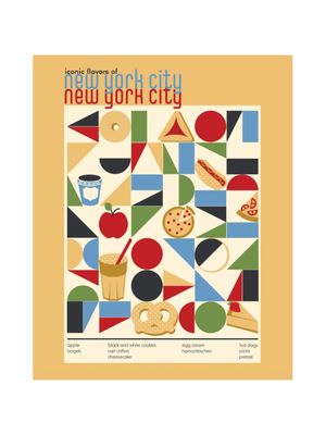 Art Print - 8x10: Iconic Flavors of NYC