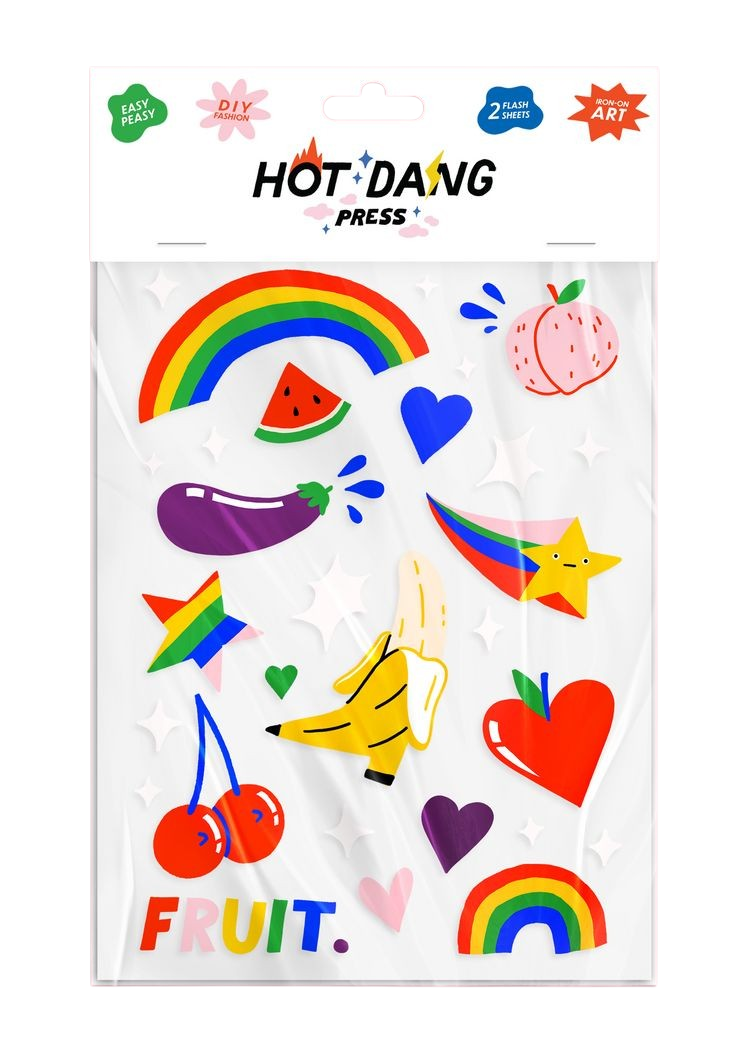 Iron On Art - Sheet: Feeling Fruity
