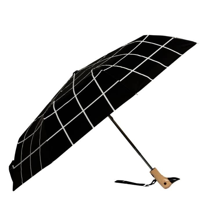 Umbrella - Duckhead: Black Grid