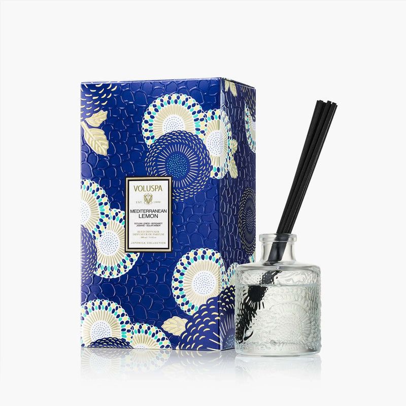 Reed Diffuser - Voluspa Mediterranean Lemon: 3.4 oz
