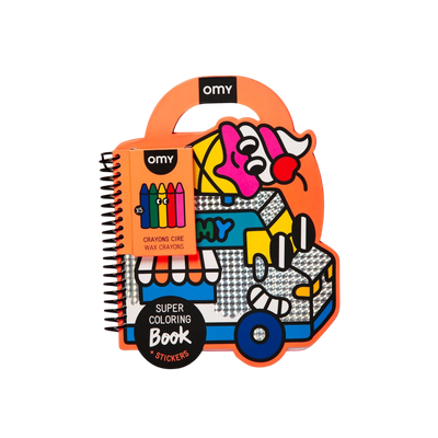Coloring and Sticker Book - Super Yummy