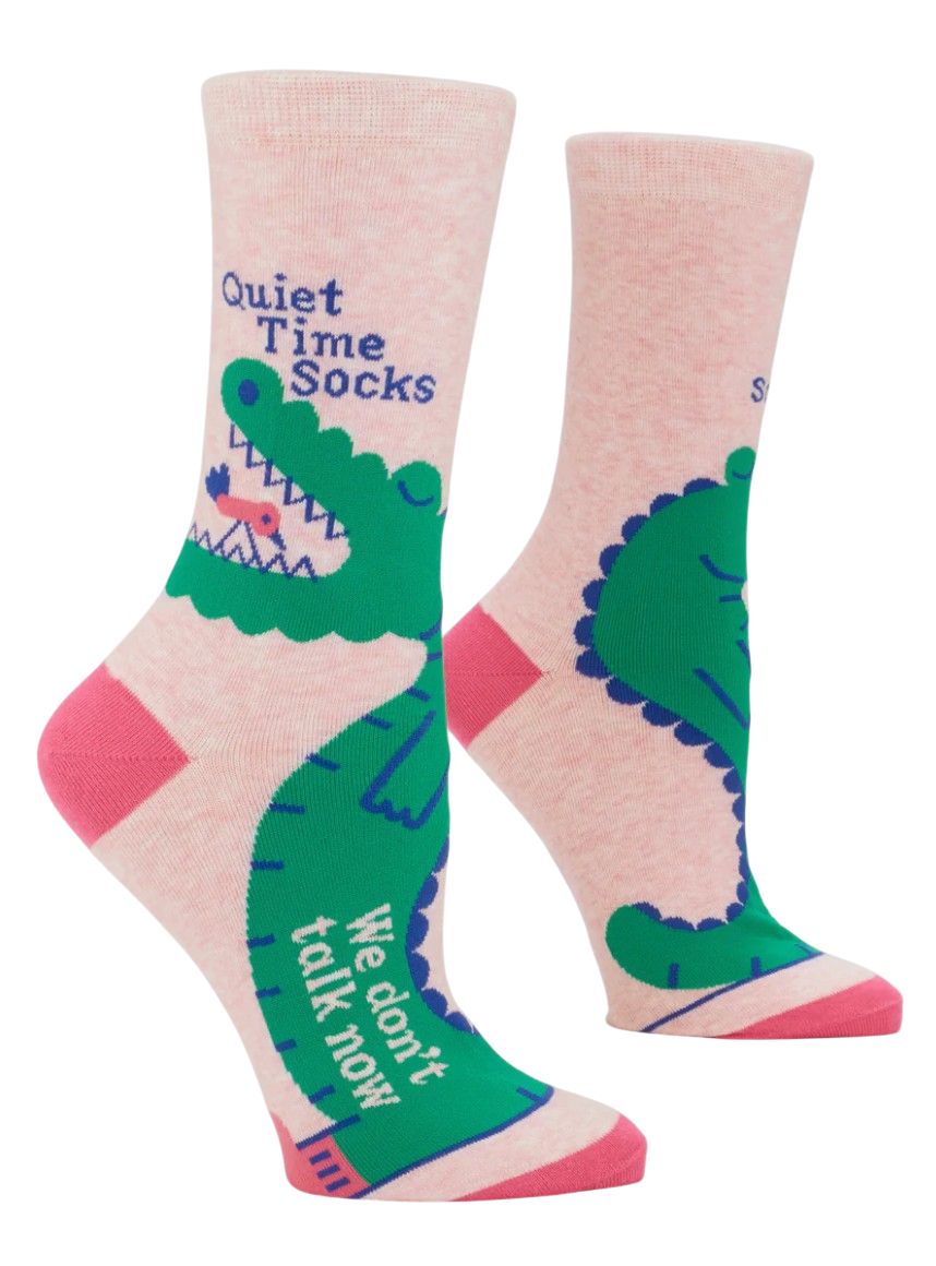 Socks - Women's Crew: Quiet TIme