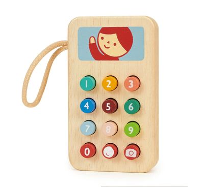 Wooden Kids Toy - Mobile Phone
