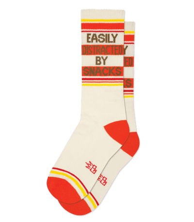 Socks - Athletic: Easily distracted by snacks