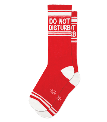 Socks - Athletic: Do Not Disturb