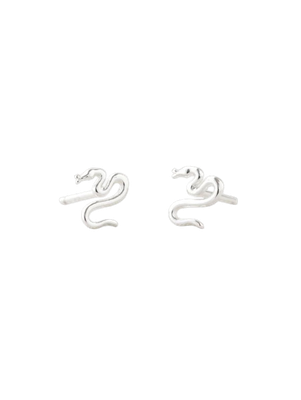 Earrings - Stud: Kris Snake Silver