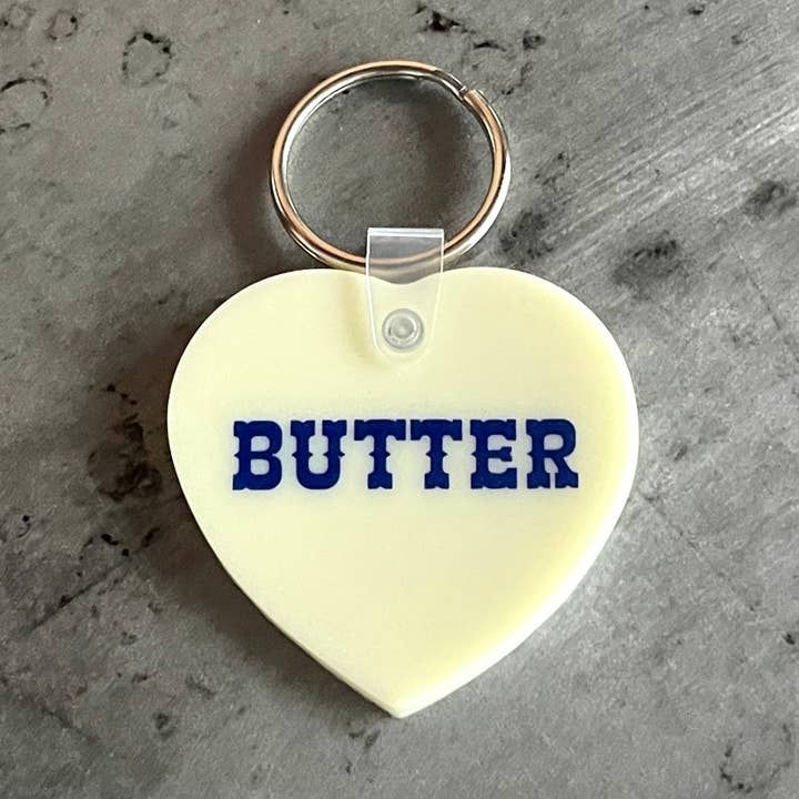 Keychain - Butter Heart