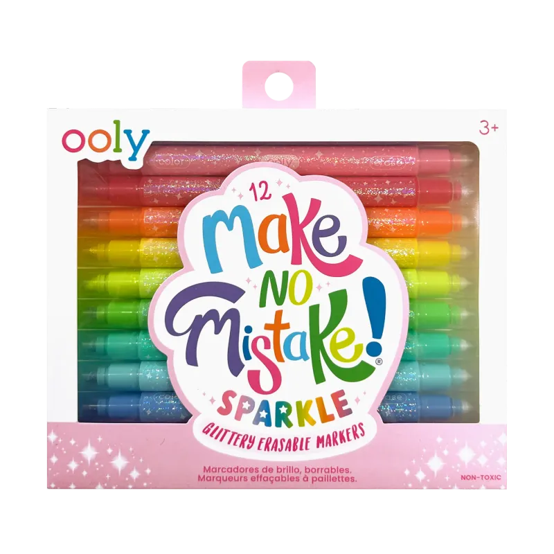 Make No Mistake - Glittery Erasable Markers