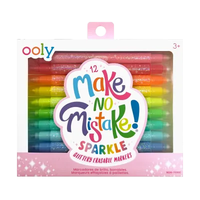 Make No Mistake - Glittery Erasable Markers