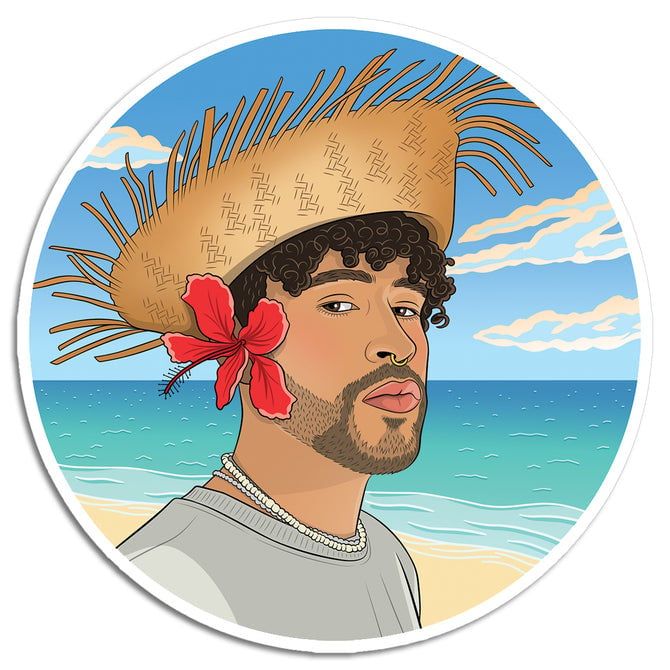 Sticker - Bad Bunny Beach
