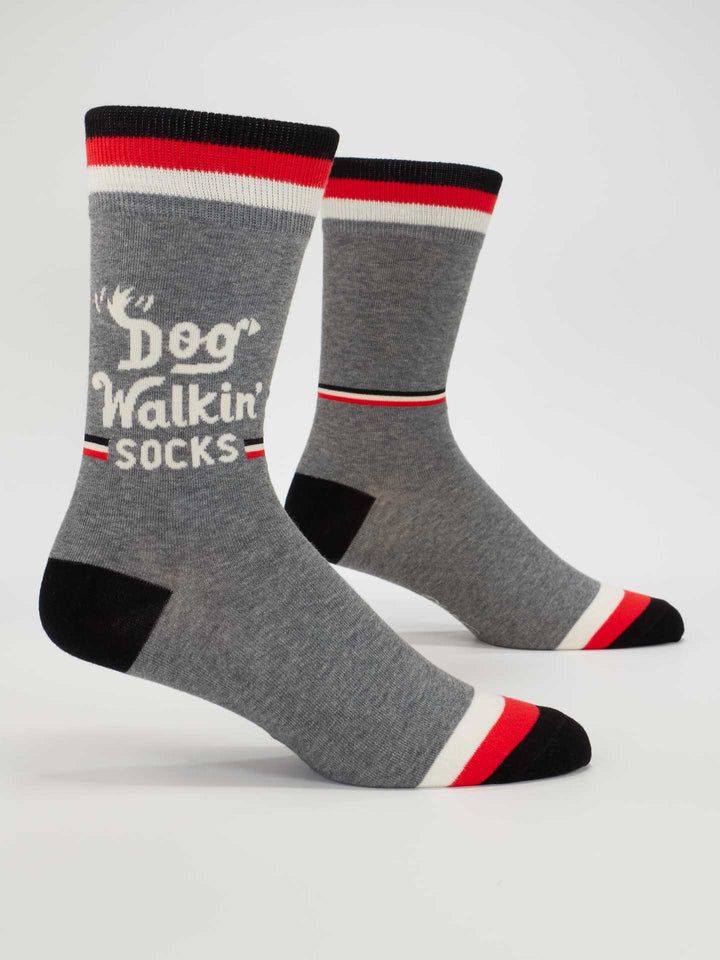 Socks - Men's Crew: Dog Walkin'