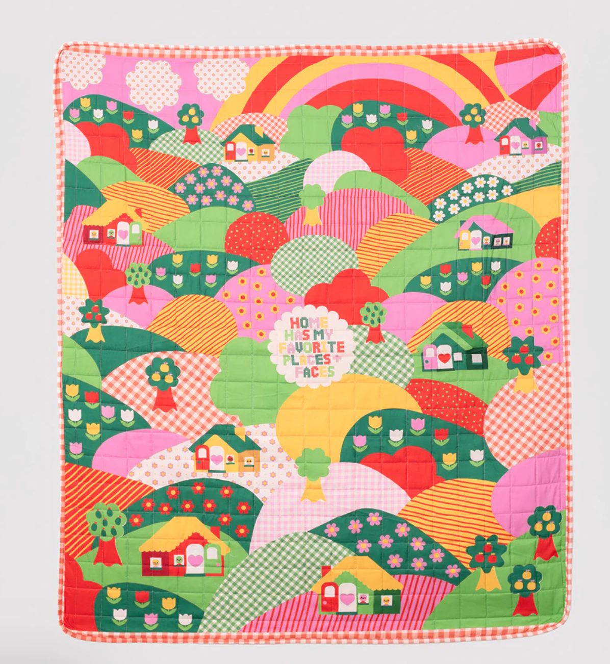 Quilted Blanket - Favorite Places and Faces