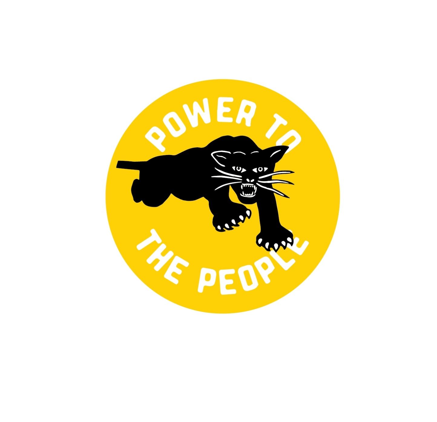 Sticker - Panther Power to the People