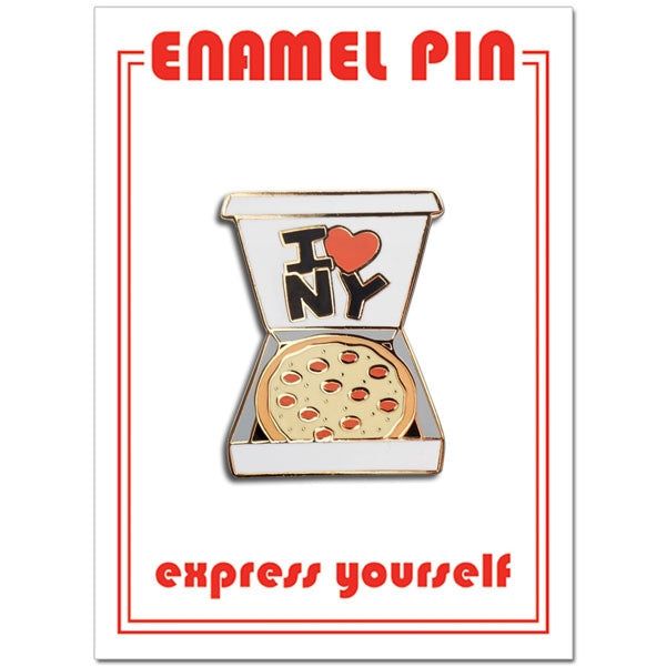 Enamel Pin - I Heart NY Pizza Box