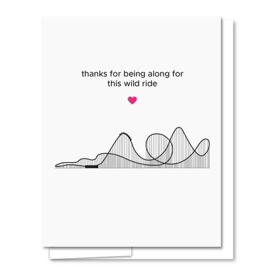 Card - Love: Wild Ride Roller coaster