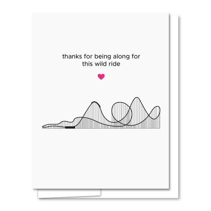 Card - Love: Wild Ride Roller coaster