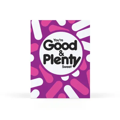 Card - Blank: Good 'n' Plenty Sweet