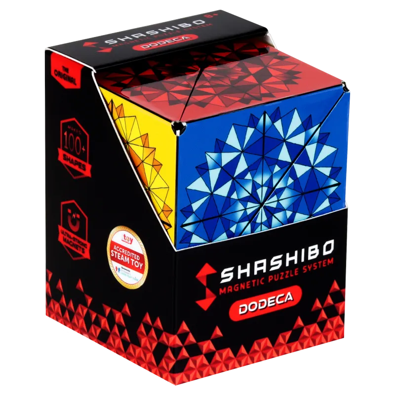 Shashibo Cube - Dodeca: Primary Pizazz