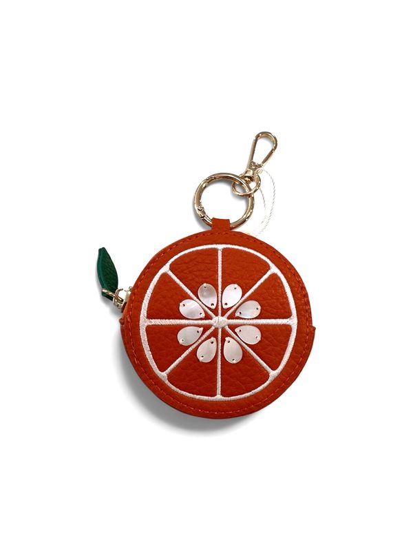 Coin Purse - Orange Zip