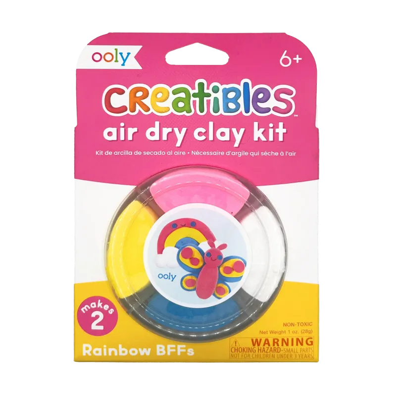 Air Dry Clay Bffs Kit - Creatibles Rainbow Pals