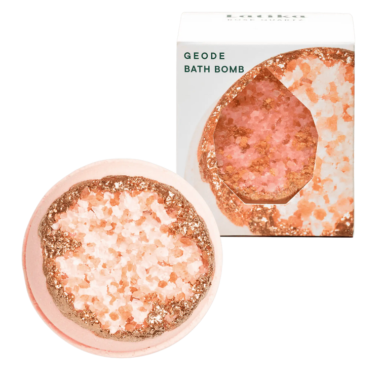 Bath Bomb - Rose Quartz Geode