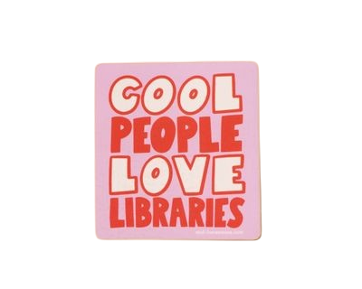 Sticker - Cool People Love Libraries