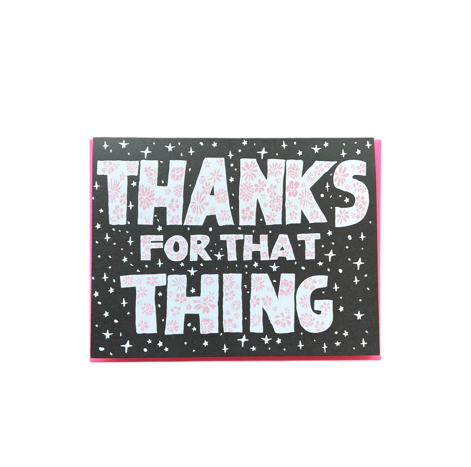Card - Thanks: Thanks for that Thing