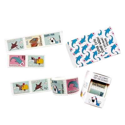 Washi Tape - Shark Stamp Washi