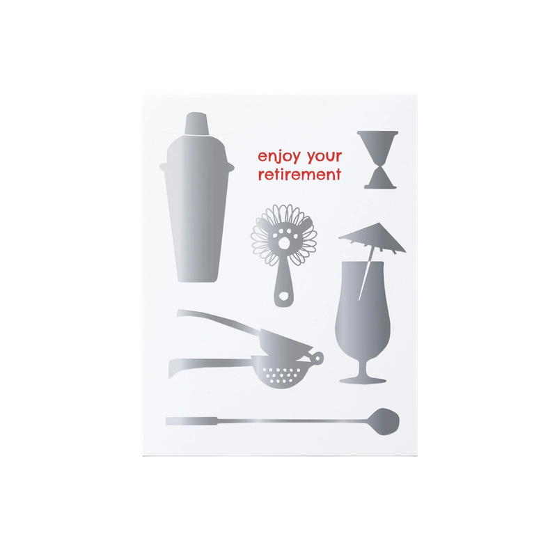 Card - Congrats: Enjoy Your Retirement Bar Tools