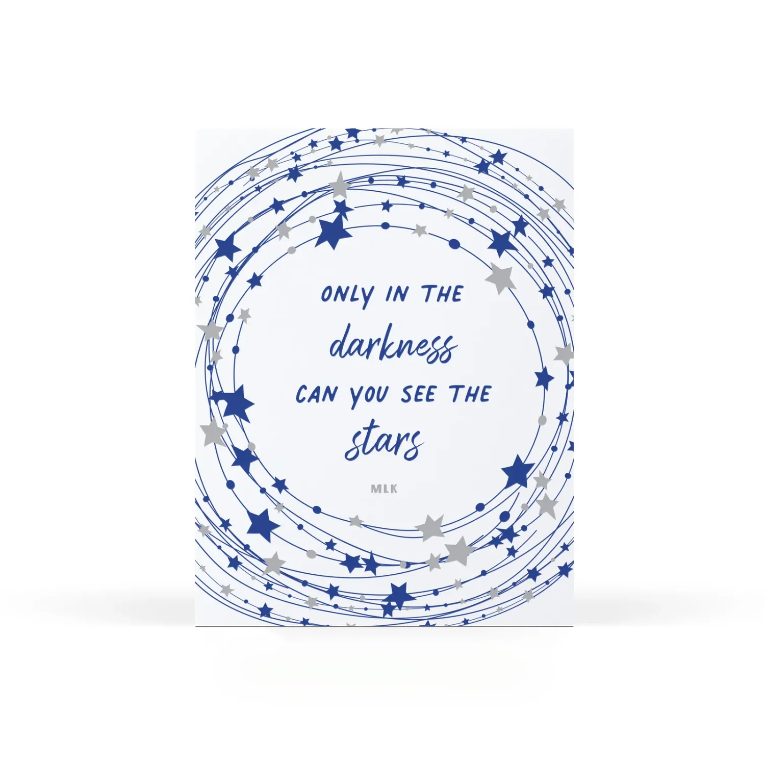 Card - Sympathy: MLK Quote Stars